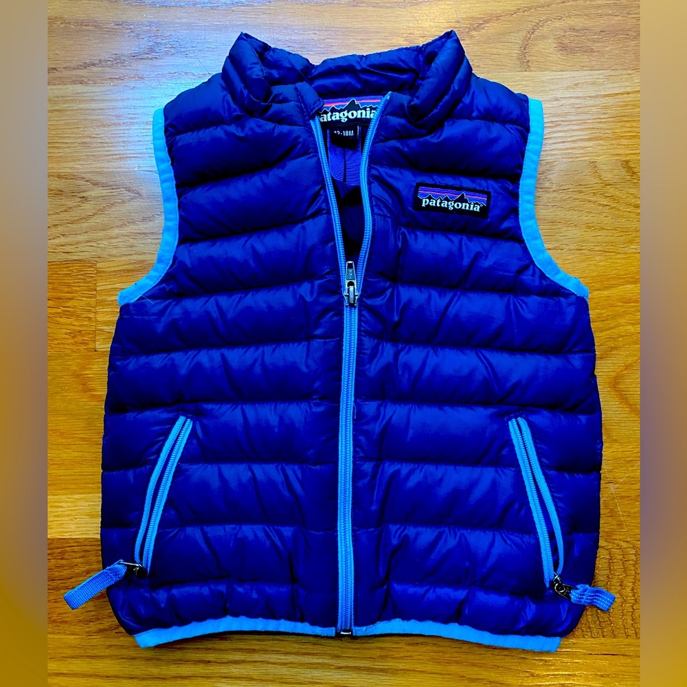 Patagonia vest 12-18 months